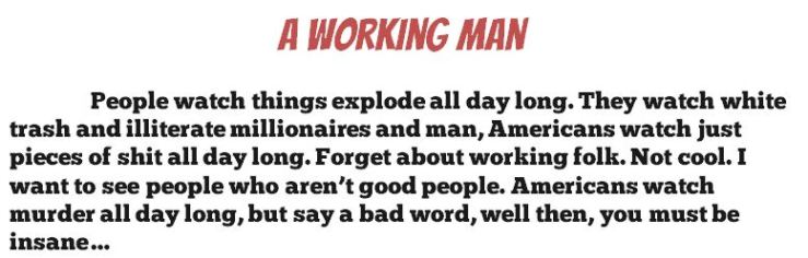 a working man