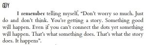 happens