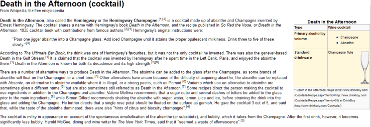 death in the afternoon